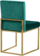 Load image into Gallery viewer, Giselle Green Velvet Dining Chair