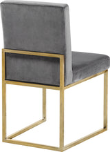 Load image into Gallery viewer, Giselle Black Velvet Dining Chair