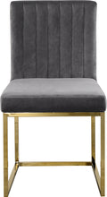 Load image into Gallery viewer, Giselle Black Velvet Dining Chair