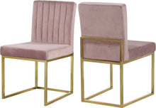 Load image into Gallery viewer, Giselle Black Velvet Dining Chair