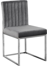 Load image into Gallery viewer, Giselle Black Velvet Dining Chair