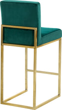 Load image into Gallery viewer, Giselle Green Velvet Stool