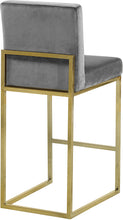 Load image into Gallery viewer, Giselle Black Velvet Stool