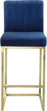 Load image into Gallery viewer, Giselle Black Velvet Stool