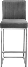 Load image into Gallery viewer, Giselle Black Velvet Stool