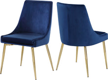 Load image into Gallery viewer, Karina Black Velvet Dining Chair