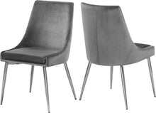 Load image into Gallery viewer, Karina Black Velvet Dining Chair