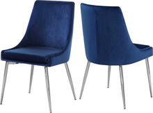 Load image into Gallery viewer, Karina Black Velvet Dining Chair