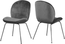 Load image into Gallery viewer, Paris Grey Velvet Dining Chair