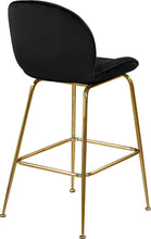 Load image into Gallery viewer, Paris Black Velvet Stool