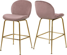 Load image into Gallery viewer, Paris Black Velvet Stool