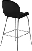 Load image into Gallery viewer, Paris Black Velvet Stool
