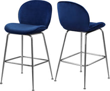 Load image into Gallery viewer, Paris Black Velvet Stool
