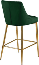 Load image into Gallery viewer, Karina Green Velvet Stool