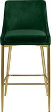 Load image into Gallery viewer, Karina Green Velvet Stool