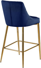 Load image into Gallery viewer, Karina Black Velvet Stool