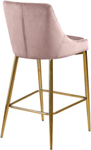 Load image into Gallery viewer, Karina Black Velvet Stool
