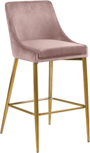 Load image into Gallery viewer, Karina Black Velvet Stool