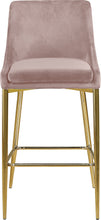 Load image into Gallery viewer, Karina Black Velvet Stool