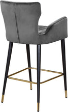 Load image into Gallery viewer, Luxe Black Velvet Stool