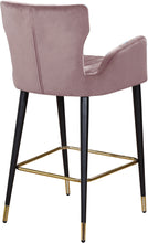 Load image into Gallery viewer, Luxe Black Velvet Stool