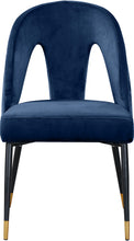 Load image into Gallery viewer, Akoya Black Velvet Dining Chair