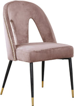 Load image into Gallery viewer, Akoya Black Velvet Dining Chair