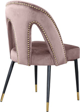 Load image into Gallery viewer, Akoya Black Velvet Dining Chair