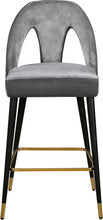 Load image into Gallery viewer, Akoya Black Velvet Stool