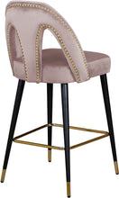 Load image into Gallery viewer, Akoya Black Velvet Stool