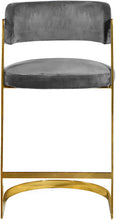 Load image into Gallery viewer, Stephanie Black Velvet Stool