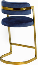 Load image into Gallery viewer, Stephanie Black Velvet Stool