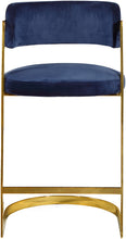Load image into Gallery viewer, Stephanie Black Velvet Stool