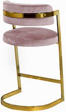 Load image into Gallery viewer, Stephanie Black Velvet Stool