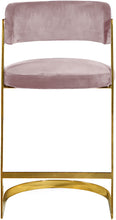 Load image into Gallery viewer, Stephanie Black Velvet Stool