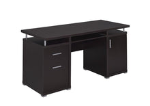 Load image into Gallery viewer, Contemporary Cappuccino Computer Desk