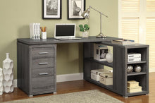Load image into Gallery viewer, Yvette Weathered Grey Executive Desk