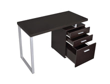 Load image into Gallery viewer, Contemporary Cappuccino Writing Desk