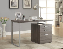 Load image into Gallery viewer, Contemporary Weathered Grey Writing Desk