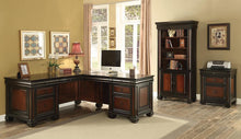 Load image into Gallery viewer, Tate Traditional Espresso Executive Desk