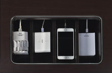 Load image into Gallery viewer, Contemporary Cappuccino Connect-It Computer Desk