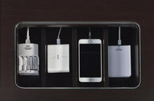 Load image into Gallery viewer, Contemporary Cappuccino Connect-It Computer Desk