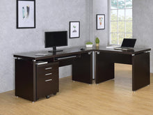 Load image into Gallery viewer, Skylar Contemporary Cappuccino Computer Desk