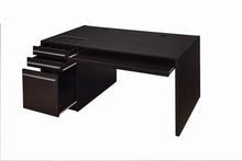 Load image into Gallery viewer, Contemporary Cappuccino Connect-It Computer Desk