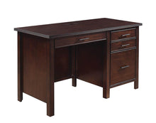 Load image into Gallery viewer, Traditional Red Brown Writing Desk