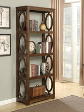 Load image into Gallery viewer, Enedina Transitional Chestnut Bookcase