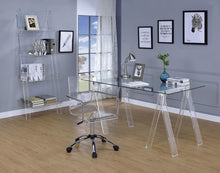 Load image into Gallery viewer, Contemporary Clear Acrylic Office Chair