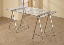 Load image into Gallery viewer, Contemporary Nickel Writing Desk