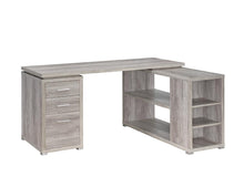Load image into Gallery viewer, Yvette Grey Driftwood L-Shaped Office Desk