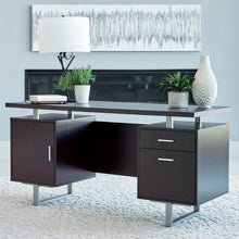 Load image into Gallery viewer, Glavan Contemporary Cappuccino Office Desk
